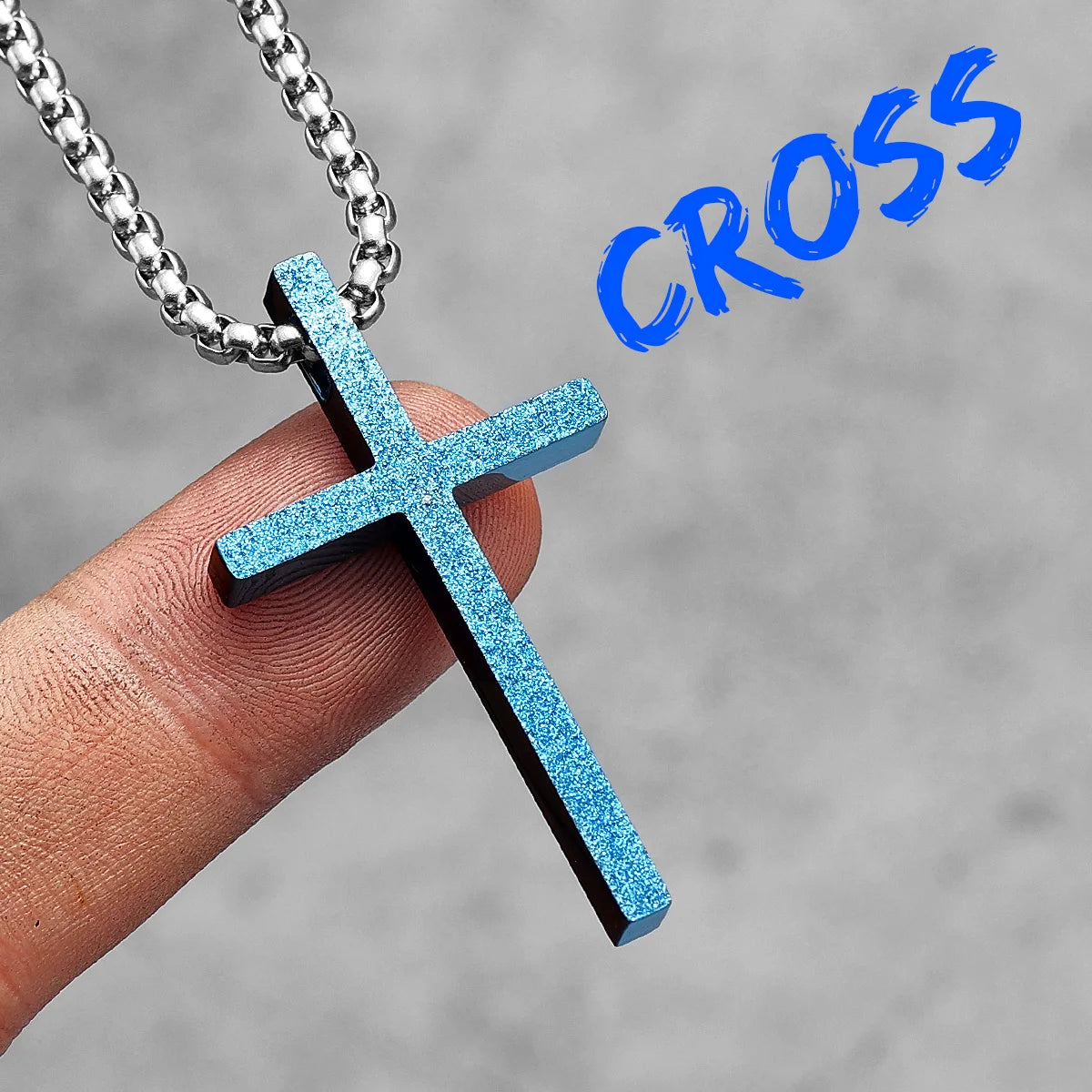 Jesus Skull Cross Series Stainless Steel Men Women Necklaces Pendants Chain Amulet Punk Trendy Jewelry Creativity Gift Wholesale