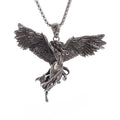 Gothic Vintage Reaper\\\\'s Scythe Necklace Life Ghost Devil Pendant Men\\\\'s Personality Halloween Trend Charm Jewelry Gift