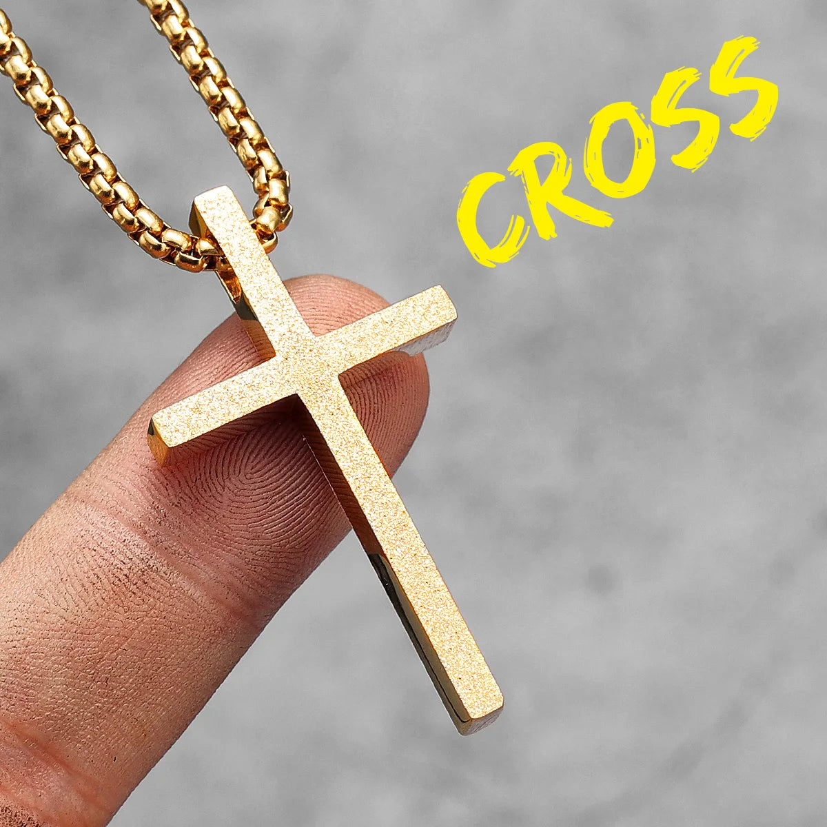 Jesus Skull Cross Series Stainless Steel Men Women Necklaces Pendants Chain Amulet Punk Trendy Jewelry Creativity Gift Wholesale