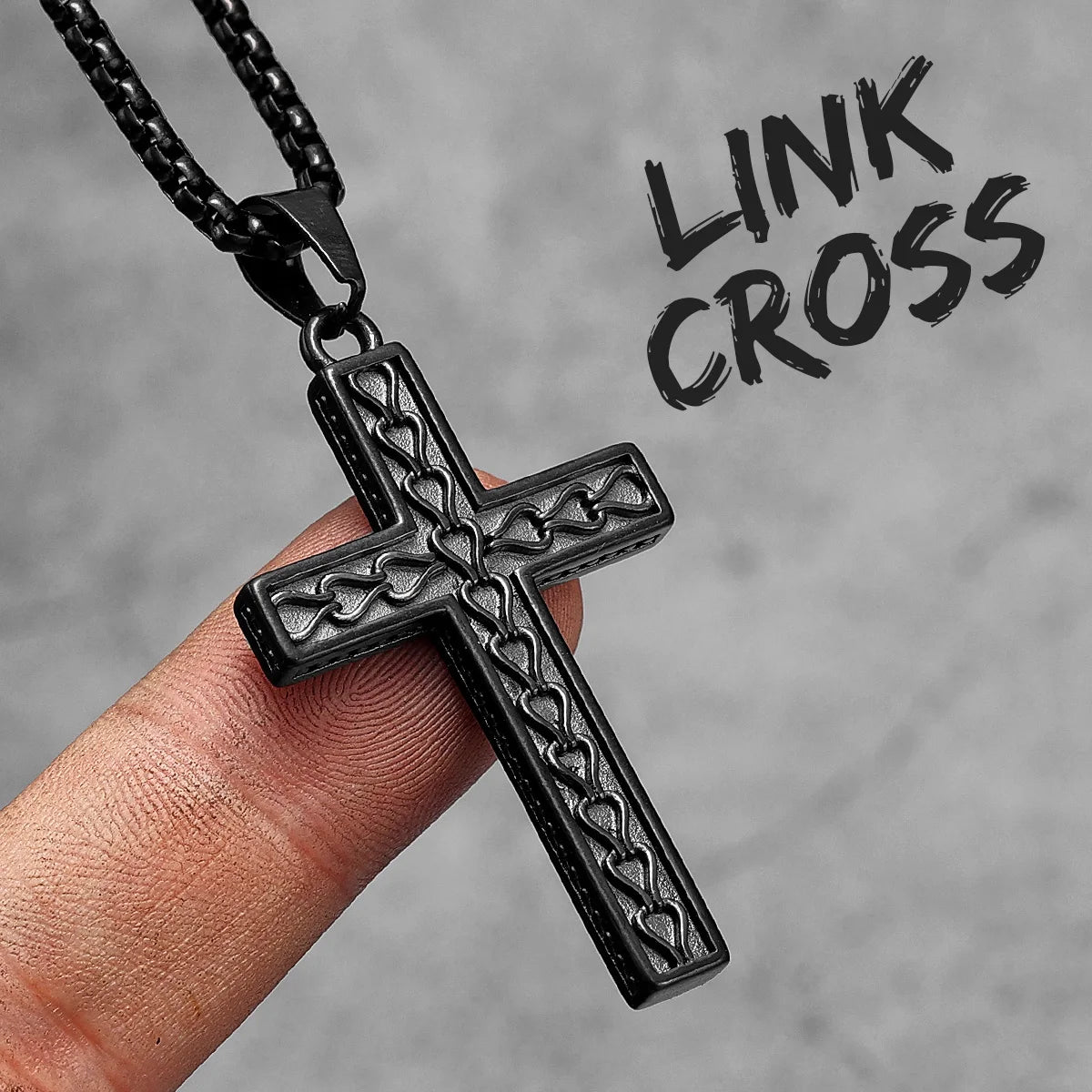 Jesus Skull Cross Series Stainless Steel Men Women Necklaces Pendants Chain Amulet Punk Trendy Jewelry Creativity Gift Wholesale