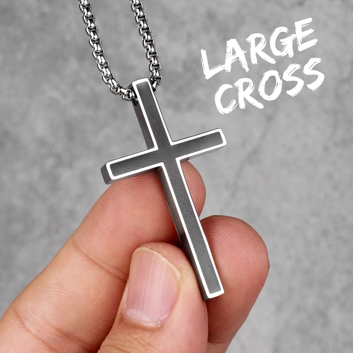 Jesus Skull Cross Series Stainless Steel Men Women Necklaces Pendants Chain Amulet Punk Trendy Jewelry Creativity Gift Wholesale