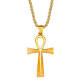 Retro Nordic Viking Cross Neckalse Stainless Steel Punk Amulet Pendants For Men Women Unique Biker Jewelry Gift Dropshipping