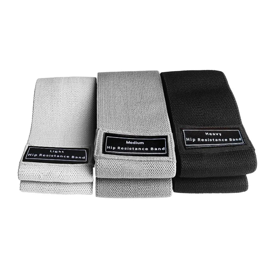 Glute Thigh Elastic Workout Bands Fabric Resistance Hip Booty Bands Squat Circle Stretch Fitness Strips Loops Yoga Gym Equipment