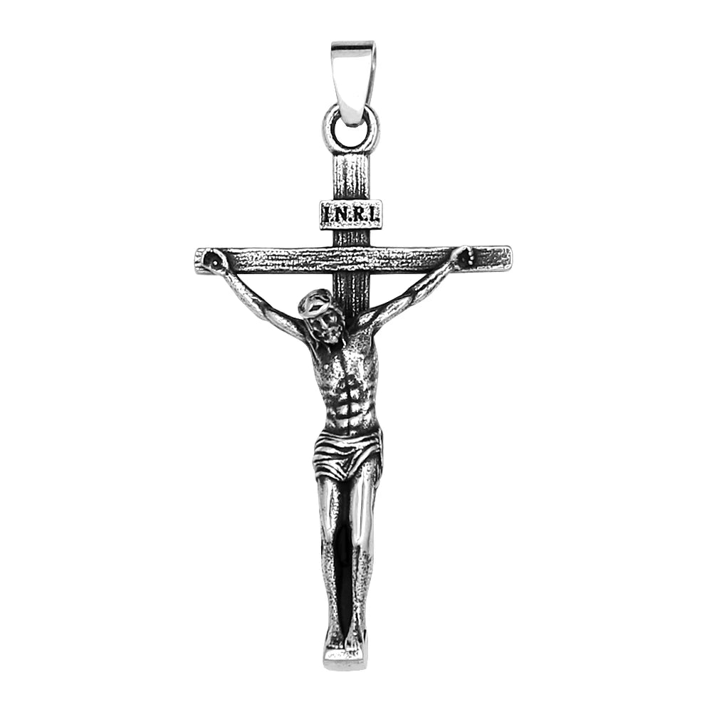 Retro Nordic Viking Cross Neckalse Stainless Steel Punk Amulet Pendants For Men Women Unique Biker Jewelry Gift Dropshipping