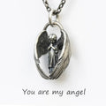 Gothic Crucifixion Skull Cross Pendant Necklace Catholic Prayer Jewelry for Men and Women Punk Trendy Jewelry
