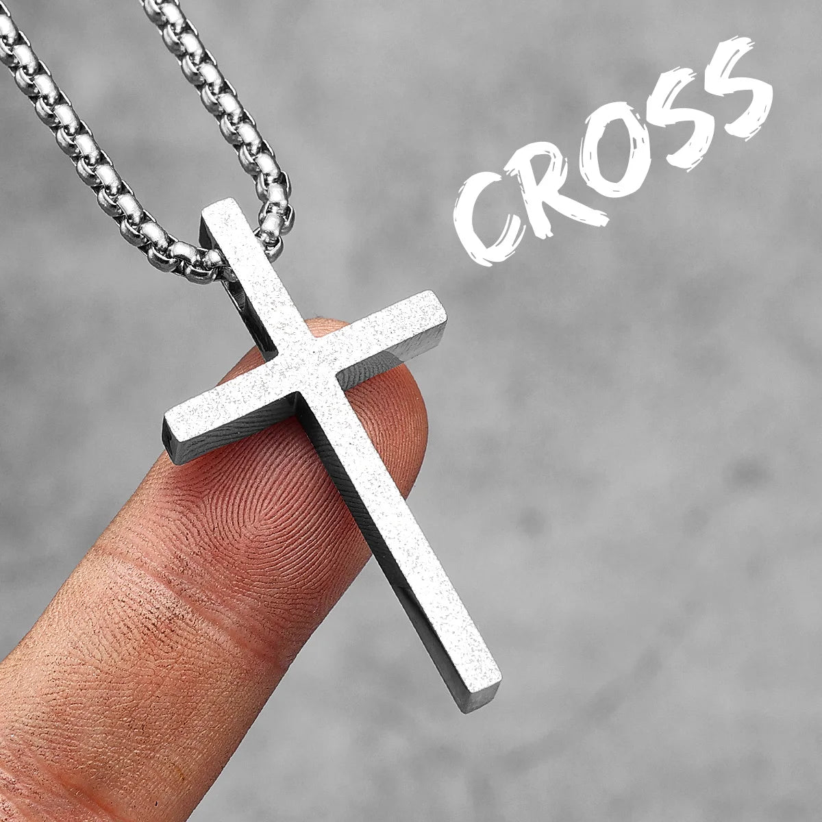 Jesus Skull Cross Series Stainless Steel Men Women Necklaces Pendants Chain Amulet Punk Trendy Jewelry Creativity Gift Wholesale