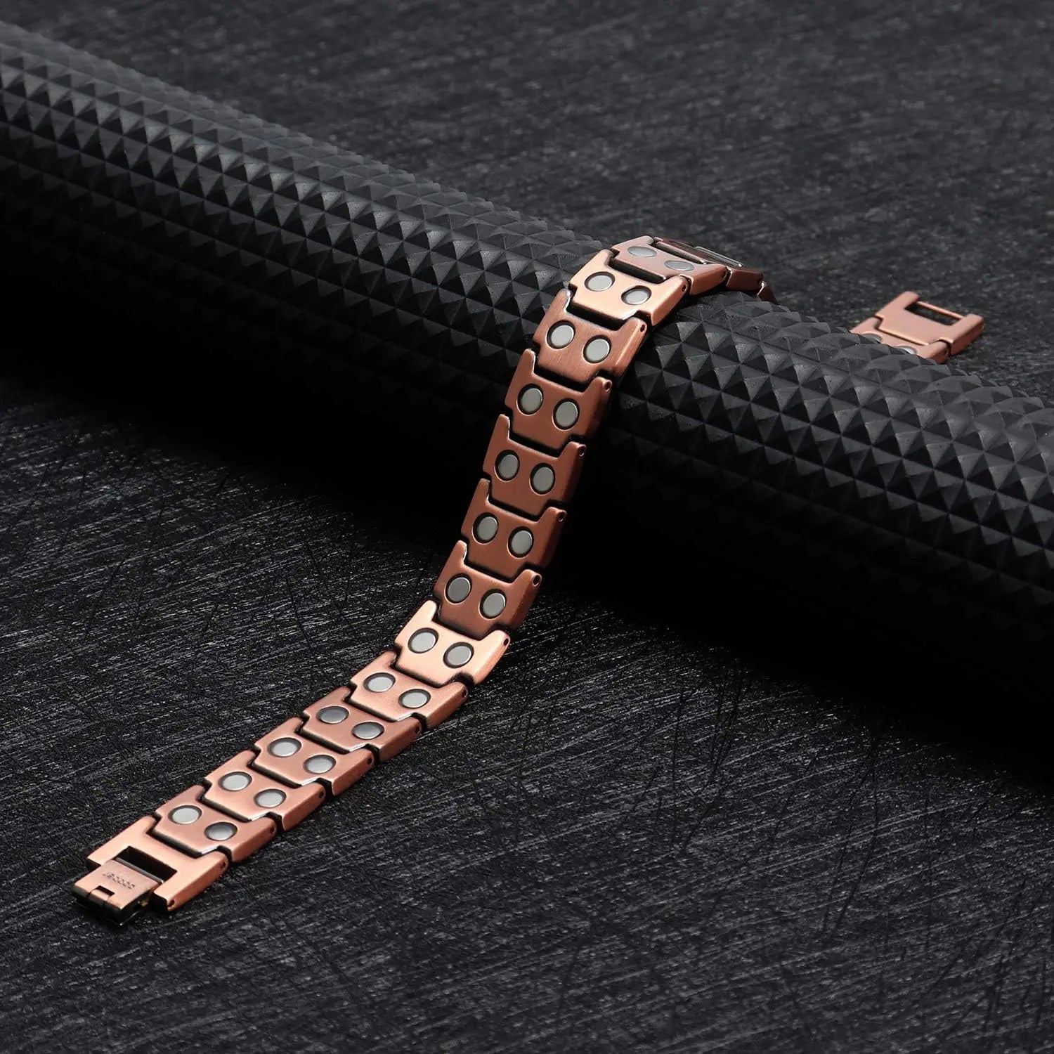 Copper Bracelet for Men 100% Pure Copper Magnetic Link Bracelets Jewelry Gift with Adjustable Sizing Tool