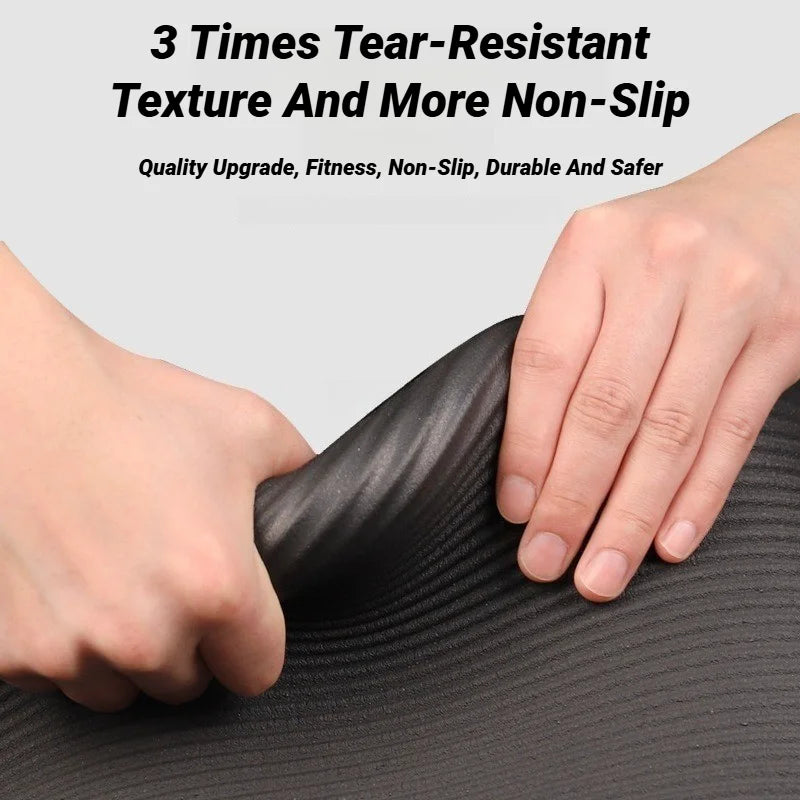 Universal Men Two-Piece Set High Quality Extra Sport Thick Nbr Non-Slip Yoga Mats For Fitness Pilates Gym Home Tasteless Spor